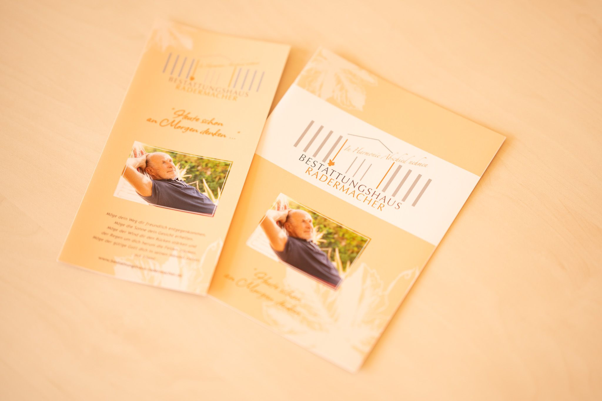 Flyer Bestattungshaus Radermacher